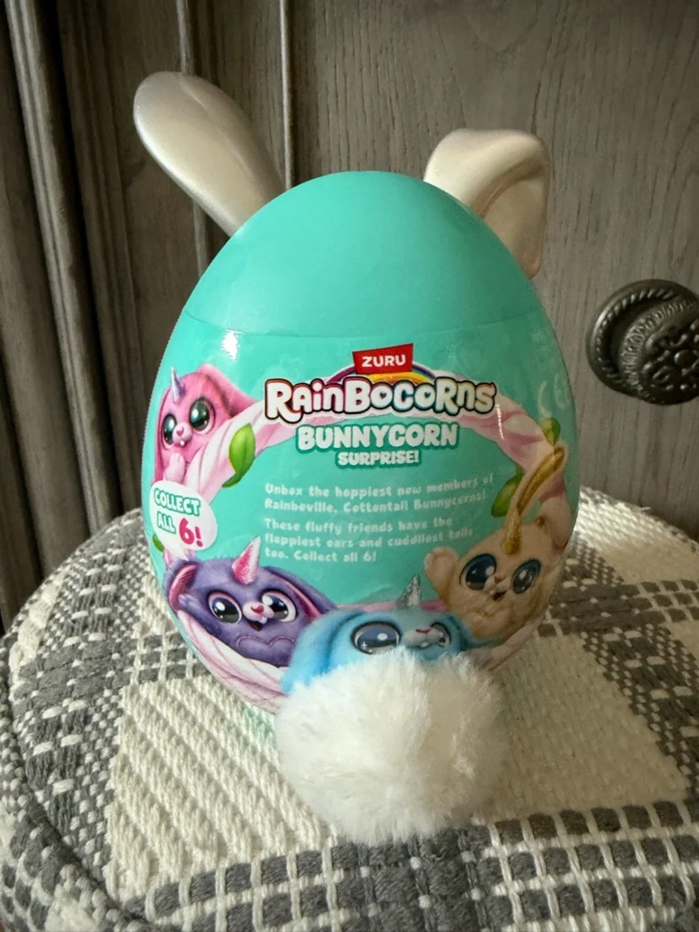 ZURU Rainbocorns Bunnycorn Surprise Egg - Teal with Gold Accents